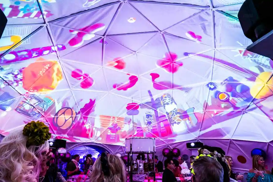 Big Sur Private Event Dome Immersive Projection  2