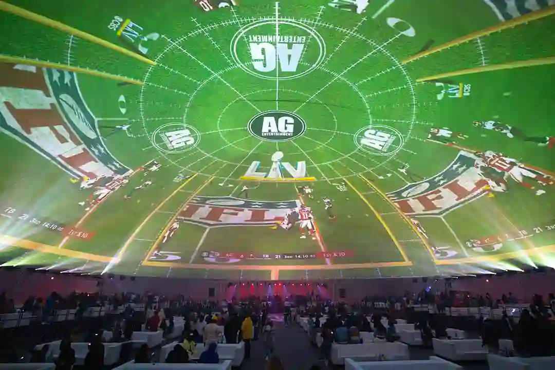 Brighten Up Event With Projection Dome Atlanta Superbowl  1