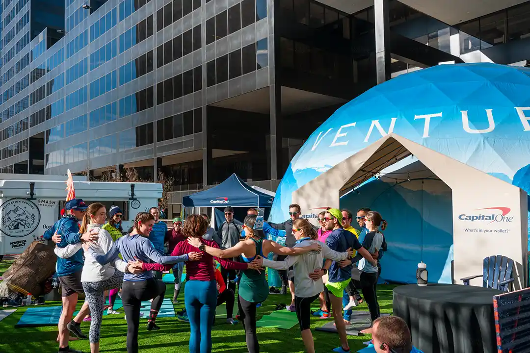 Capital One Dome Exterior Guest Workout Circle  1