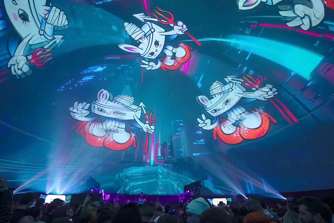 Melt Sxsw Dome Event Party Visuals Custom Content