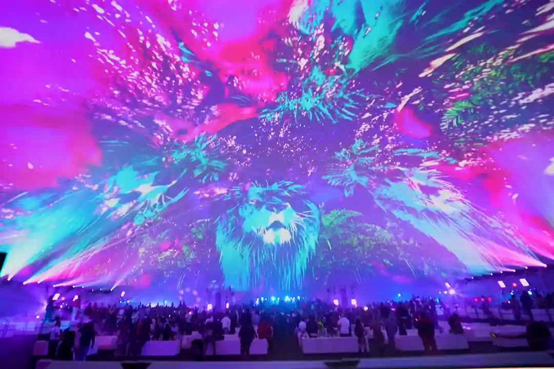 Miami Dome Worlds Largest Inflatable Dome Projection Visuals  1 1