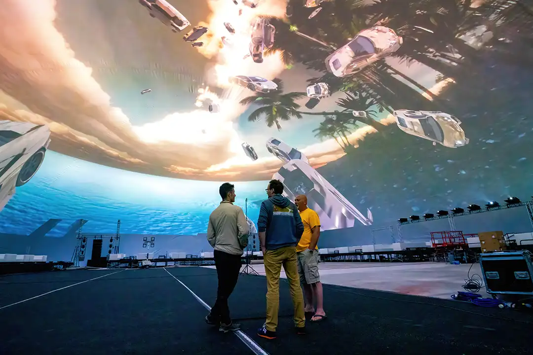 Miami Largest Dome Interior Visuals Immersive Projection Mapping  3