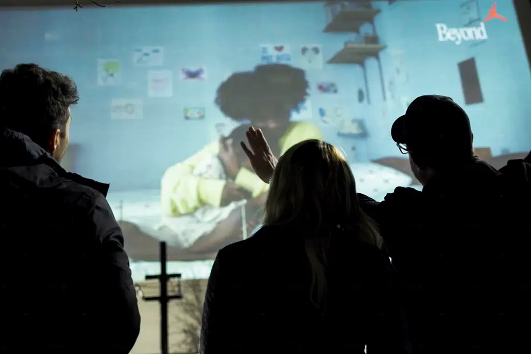 Nike Brand Experiential Building Projection