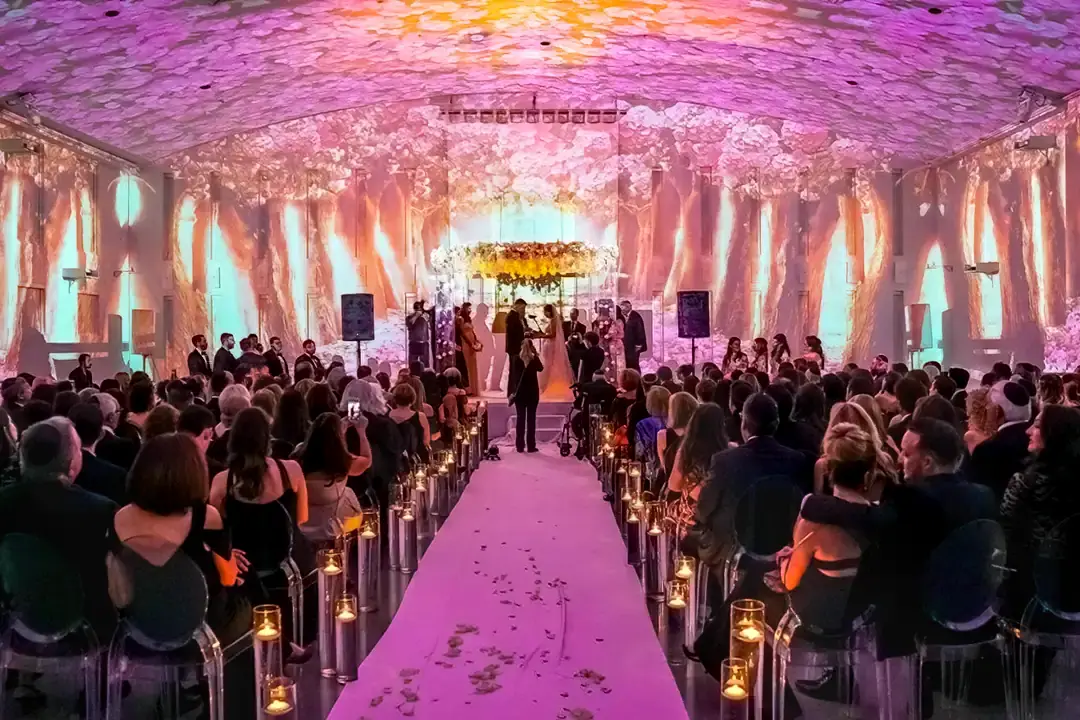 Wedding Projection Mapping 5