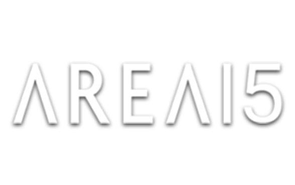 Area 15 Logo White Dropshadow