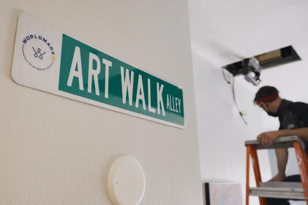 Art Walk Alley At The Wyndham Hotel Anaheim