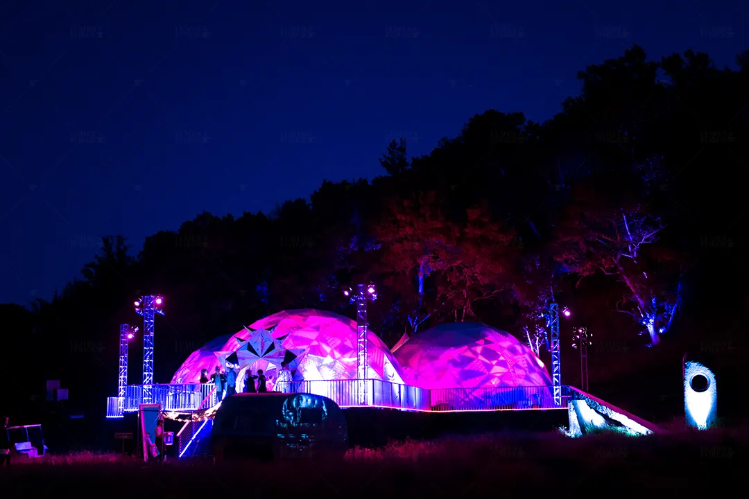 Big Sur Private Party Multi-Dome Projection Solution