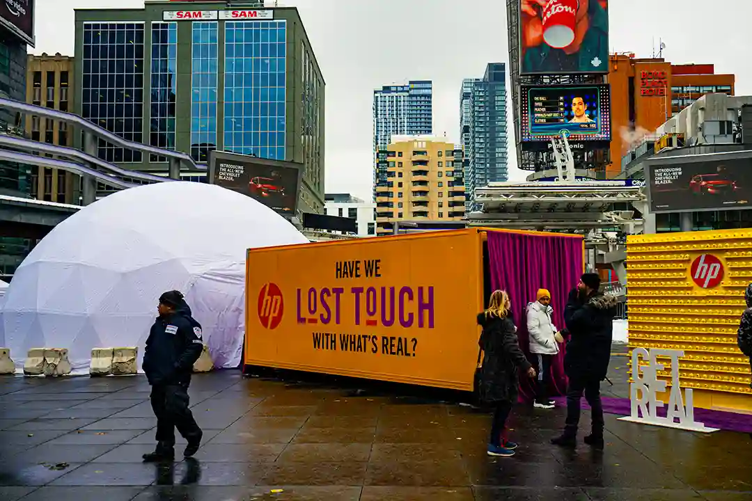 Hewlett Packard Experiential Branding Dome
