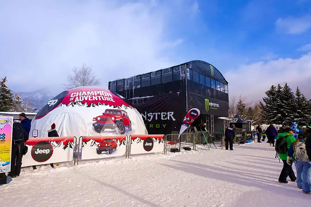 Jeep Dome At X Games Next To Monster Energy 1080x720 2