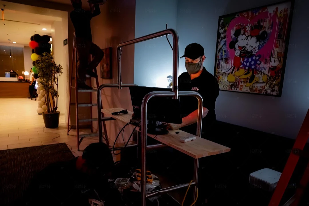 Projection Mapping Art Covid Mask Wyndham Disney Anaheim