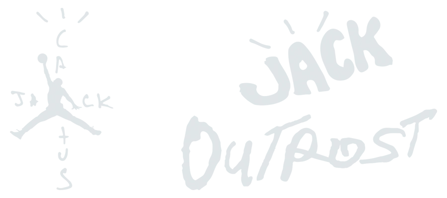 Travis Scott Cactus Jack Nike Outpost Logo Large White Shadow